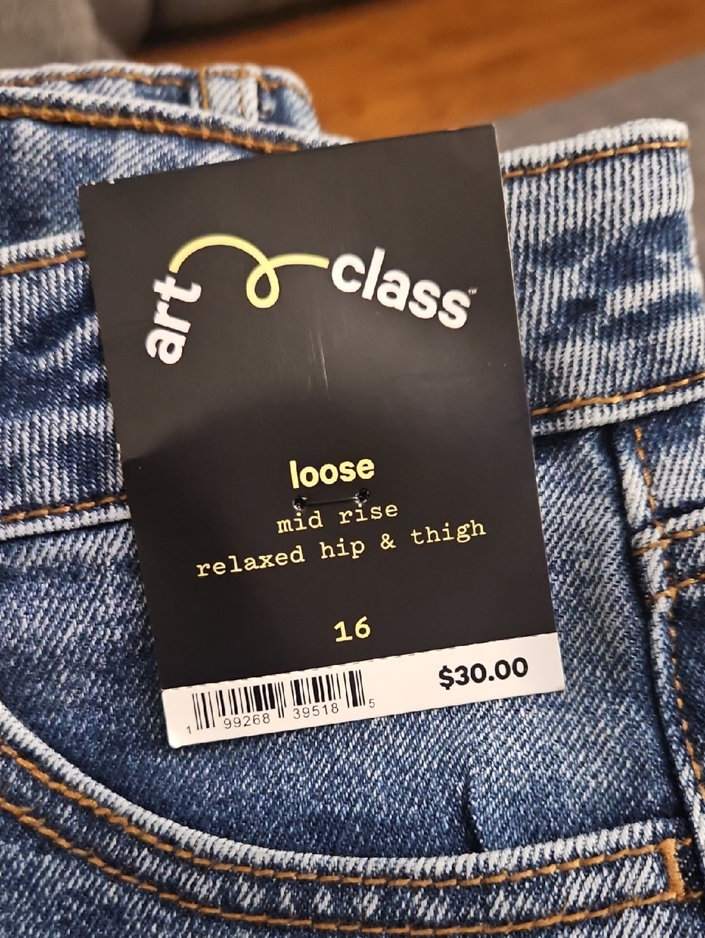 art class Blue Loose Mid-Rise Women's Jeans